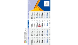 4-month calendar 2025 Logic 4 Post A including advertising printing