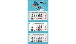 3-month calendar 2025 Maxi Light 3