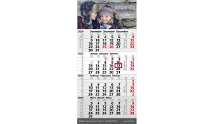 4-month calendar 2025 Mega 4 Post B