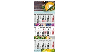 3-month calendar 2025 Picture Block 3