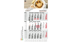 3-month calendar 2025 Primus 3 Post A including advertising printing