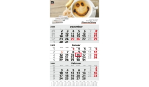 3-month calendar 2025 Primus 3 Post A