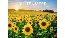 advertising calendar: Sea of flower poster calendar 2026