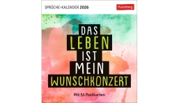 Werbekalender: Positive-Sprüche-Kalender Postkartenkalender 2026