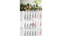 3-Monatskalender 2026 Budget 3 Recycling