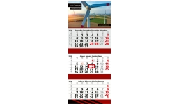 3-Monatskalender 2026 Maxi 3 Post Plus