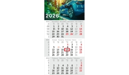 3-Monatskalender 2026 Rational 3