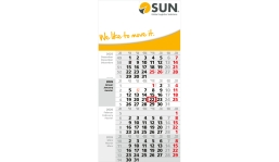 4-Monatskalender 2026 Square 4 Post
