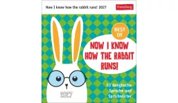 advertising calendar: Now I Know How The Rabbit Runs Postcard Calendar 2027