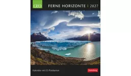 advertising calendar: GEO distant horizons postcard calendar 2027