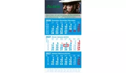 3-month calendar 2027 Extra 3