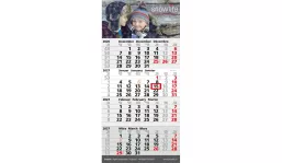 4-Monatskalender 2027 Mega 4 Post B