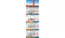 4-Monatskalender 2027 Quadro Wire-O 4