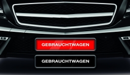 Kennzeicheneinleger Gebrauchtwagen