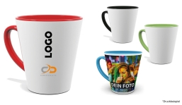 Tasse Latte innen farbig