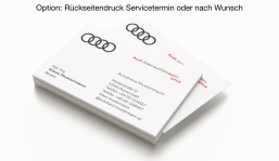 Business cards AUDI used cars plus