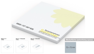 sticky note pad Basic 72 x 72 mm bestseller