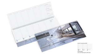 Tischquerkalender 2024 Compact Polychrome