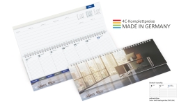 Tischkalender 2026 Master Register Karton inklusive Digitaldruck