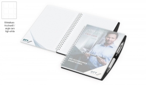 Notebook Pen-Book Basic Polyprop inclusive digital printing