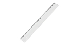 Ruler 16 cm - transparent