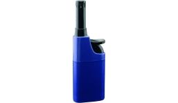 LUX Candle Lite Fixflame Feuerzeug blau metallic