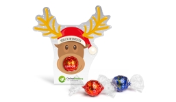 Lindt Lindor in advertising carton reindeer
