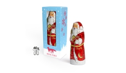 Lindt Schoko Nikolaus in advertising box