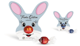 Lindt Lindor ball in rabbit advertising box