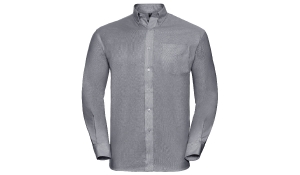 Oxford Men's Shirt long Sleeve - silver
