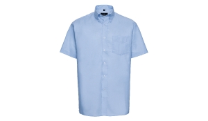Oxford Hemd Men Kurzarm - oxford blau