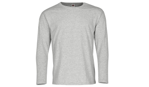 Valueweight  Langarm T-Shirt Unisex - graumeliert
