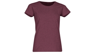 Valueweight T Lady-Fit T-Shirt - burgundy melange