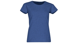 Valueweight T Lady-Fit T-Shirt - retro königsblau meliert