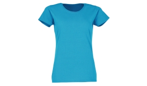 Valueweight T Lady-Fit T-Shirt - azurblau