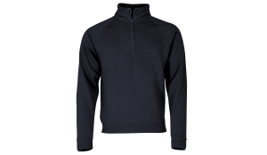 Premium Zip Neck Sweat Shirt Unisex - dunkle marine