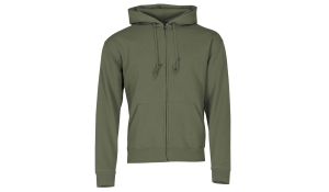 Premium hooded sweat jacket Men - oliv