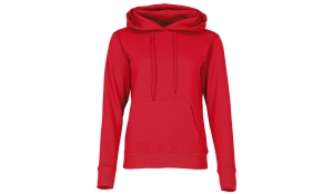 Classic Hooded Sweat Lady-Fit - red