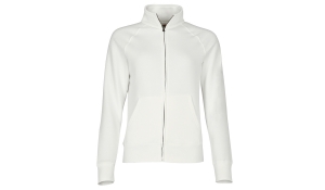 Premium sweat Jacket Ladies - white