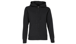 Premium hooded sweat jacket Lady - black