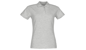 65/35 Polo Lady-Fit - heather gray