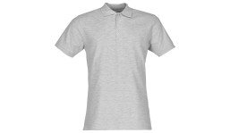 Premium Polo Men - graumeliert