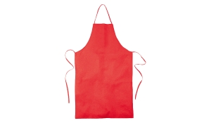 Promotional cotton apron - red