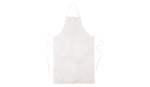 Promotional cotton apron - white