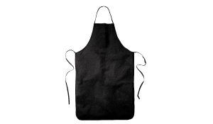 Bib apron - black
