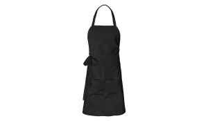 Vario apron mixed fabrics - black