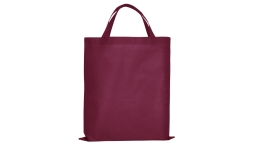 Polypropylene bag Classic with two short handles - bordeaux