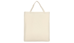 Cotton bag Classic with bottom gusset - nature