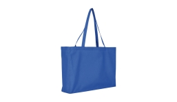 cotton shopper - royal blue