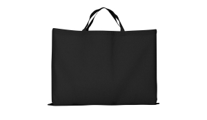 Baumwolltasche Big Bag mit zwei kurzen Henkeln - schwarz